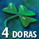 4 Shamrocks from Doras